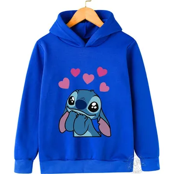 Chlapecký svetr Lilo & Stitch MIKINA STITCH, různé barvy Barva: modrá, Velikost: 130