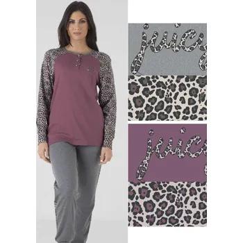 Pánské pyžamo Dámské pyžamo Karelpiu KF5049 XL šedá