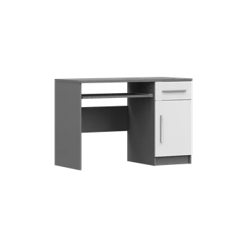 Psací stůl IDZ Psací stůl OMEGA II 08, 110 cm Bílá/Grafit