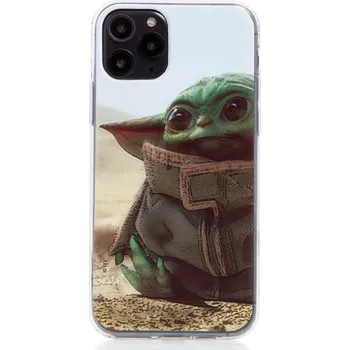 Pouzdro na mobilní telefon Kryt STAR WARS pro Apple iPhone 11 Pro - gumový - Mandalorian / Baby Yoda; SWPCBYODA624