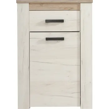 Komoda Komoda kombinovaná dub bílý/dub šedý KENT 1K1F