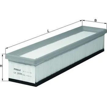 Vzduchový filtr Vzduchový filtr KNECHT LX 2039