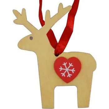 Vánoční ozdoba Ozdoba MagicHome Vianoce, Sobík, závesný, bal. 5 ks