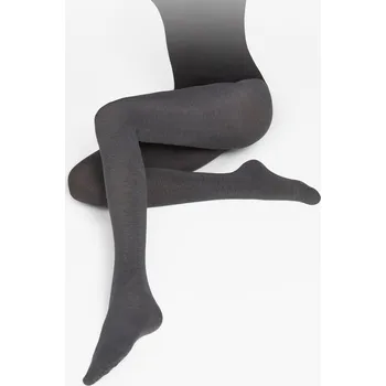 Dámské punčochy Dámské punčochové kalhoty Gatta Keep Hot grafit/dek.šedá 4-L