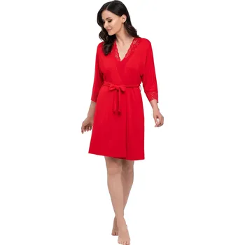 Dámský župan Dámský župan Arlena red - BABELLA Červená XXL