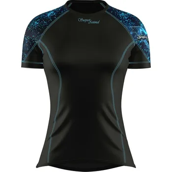 Dámské funkční triko krátký rukáv HEART černá Bamboo Light New