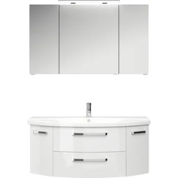 Koupelnový nábytek Koupelnová sestava Pelipal xpressline 4010 120,5 cm bílá vysoce lesklá 4010.1206109