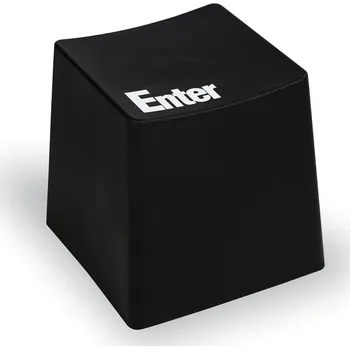 Nábytek B2B Partner Plastový taburet BUTTON, černý