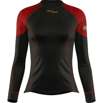 Dámské funkční triko dlouhý rukáv RED VELVET černá Bamboo Light New