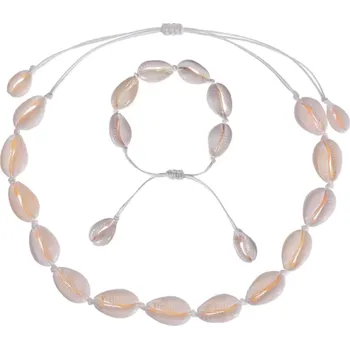 Souprava šperků Olivie Sada z přírodních mušlí BÍLÁ 8962