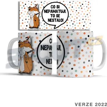 Hrnek Co si nepamatuji, to se nestalo! - Žlutá