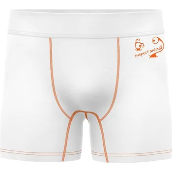 Dětské funkční trenýrky HAWAII bílá Bamboo Ultra - Oranžová / 100