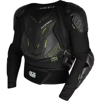 Motocyklový chránič hrudi a pátěře Hrudní chránič - košile ACERBIS BODY ARMOUR KORAZZA černá/žlutá