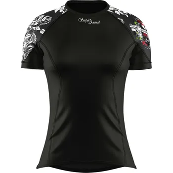 Dámské funkční triko krátký rukáv LADY ELEGANT černá Bamboo Light New