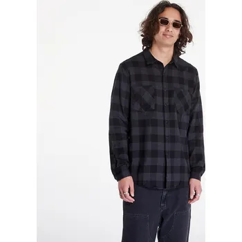 Pánská košile Košile Urban Classics Checked Flanell Shirt Grey / Black XL