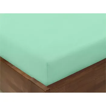 Prostěradlo Bavlněné prostěradlo - mintové - plachta 140x240