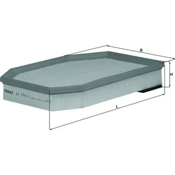 Vzduchový filtr Vzduchový filtr KNECHT LX 1741/1