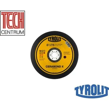 Brusný kotouč TYROLIT Kotouč řezací flex T42 180x3x22,2 LITINA CA30SB80 CERABOND X 34605362 (25ks) PREMIUM - 1 ks/ 242,54 Kč