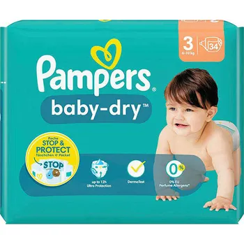 jednorázová plena Pampers Baby Dry 3 6-10kg 42 ks