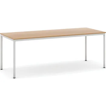 Jídelní stůl B2B Partner Jídelní stůl, 200x80 cm, šedá podnož, buk