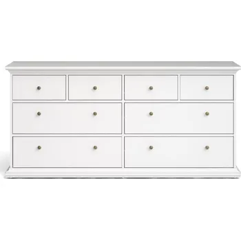 Komoda Bílá nízká komoda 183x87 cm Paris – Tvilum ID_1441173