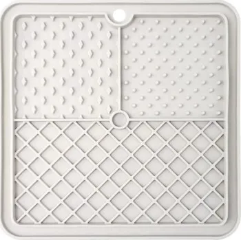 Hračka pro psa Podložka pro psy lízací Epic Pet Lick & Snack čtverec 20 x 20 cm šedá