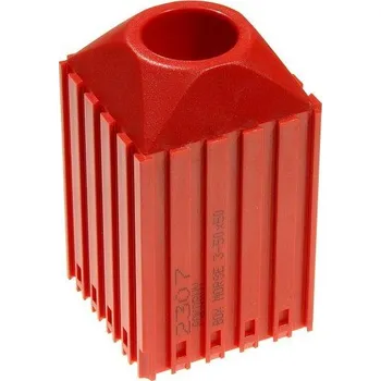 B2B Partner Plastový box pro nástroj s kuželovou stopkou MORSE M3 50x50, modul 5x5, 1 dutina, červená
