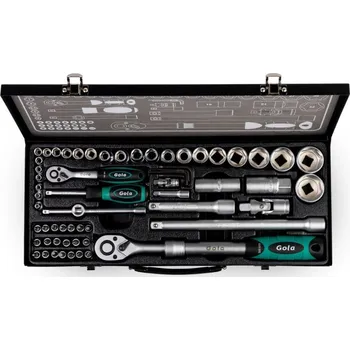 Gola hlavice GOLA 141262 sada nástrčných hlavic 1/4" - 1/2", 62 dílů