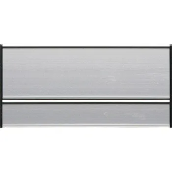 Domovní cedule Dveřní tabulka pro papírové jmenovky, 187 x 93 mm, 1+1 řádek