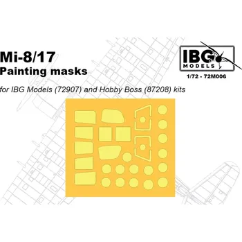 Plastikový model IBG 1/72 Mi-17 Painting Mask set (IBG/HOBBYB)
