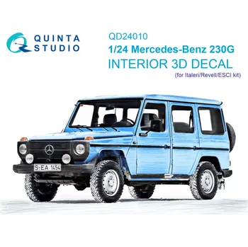 Plastikový model Quinta studio 1/24 Mercedes-Benz 230G 3D-Print.&col.Interior