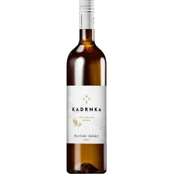 Víno Vinařství Kadrnka Rodinné vinařství Jindřich Kadrnka Ryzlink vlašský výběr z hroznů Ořechová hora 0,75l