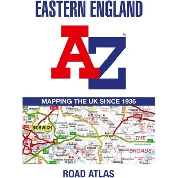Populárně naučná literatura pro dospělé Eastern England A-Z Road Atlas - Heron Maps