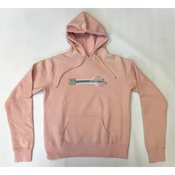 Dámská mikina vans Dámská mikina w 66 logo front hood pink