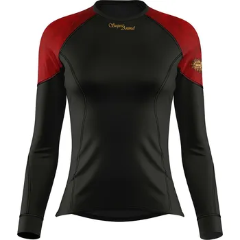 Dámské termoprádlo Dámské funkční triko dlouhý rukáv RED VELVET LADY černá Bamboo Light New