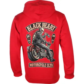 Pánské oblečení mikina s kapucí pánské - COFFIN - BLACK HEART - 17127 - M