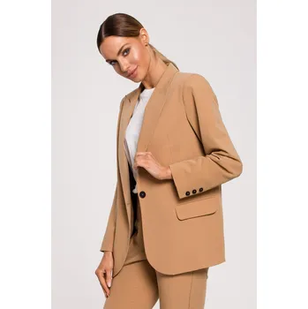 Dámské sako Dámské sako M602 hnědé - MOE XL