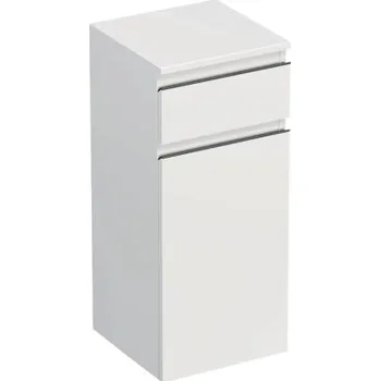 Koupelnový nábytek Koupelnová skříňka nízká Intedoor TRENTA bílá vysoce lesklá 35 x 83,4 x 35 cm TRE SN 35 1Z K B A0016
