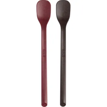 dětská jídelní sada LOVI první krmná lžička TAMARILLO, 6m+, 2ks, červená, 35/582_red