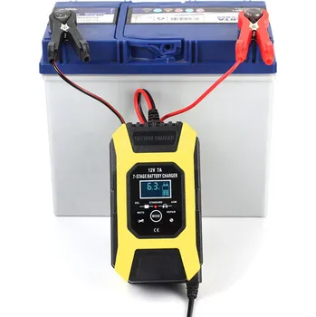 Nabíječka autobaterie Automatická Inteligentní rychlonabíjecí nabíječka Z3735YWEU baterií 12V 7A pro automobily