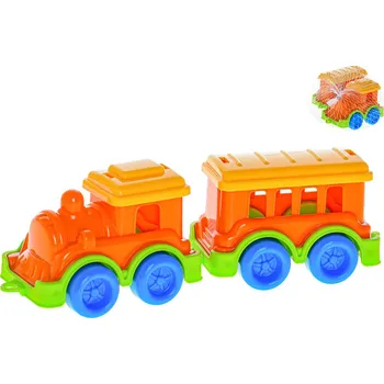 Hračka pro nejmenší Mikro trading Vlak s vagónem - 19 cm
