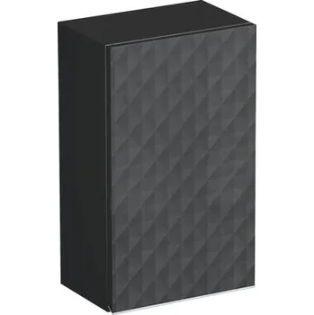Koupelnový nábytek Koupelnová závěsná skříňka Intedoor TRENTA černá matná 35 x 58 x 23 cm TRE HZ 35 1D L S U129
