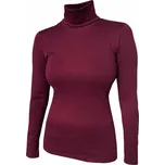 Dámské tričko s rolákem, KULIPA 801 tm. bordová S