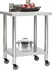 Servírovací stolek Kuchyňský pracovní stůl s kolečky nerezová ocel 80 x 45 x 85 cm stříbrný