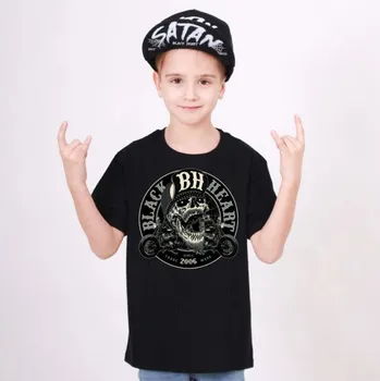 tričko street dětské - TWITCH - BLACK HEART - 13748 - L