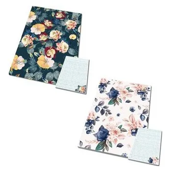 Set školních potřeb Notes A6/50K kratka poddruk Garden (10szt)