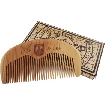 Dear Barber Hřeben na vousy dřevěný