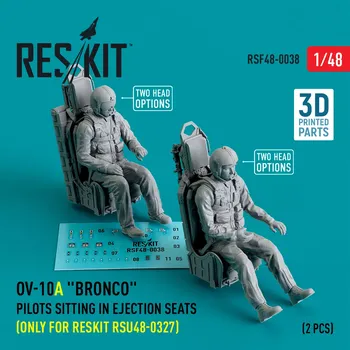 Plastikový model Reskit 1/48 OV-10A 'Bronco' pilots sitting in eject.seats