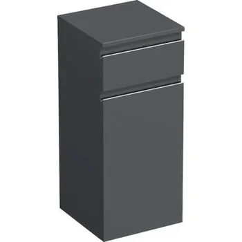 Koupelnový nábytek Koupelnová skříňka nízká Intedoor TRENTA antracit matný 35 x 83,4 x 35 cm TRE SN 35 1Z K S A3396