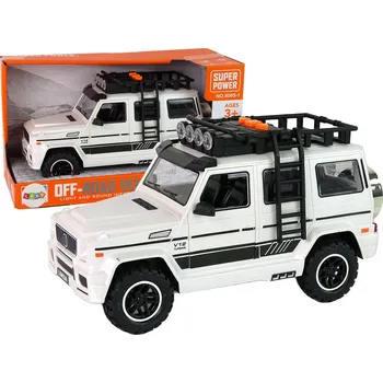 autíčko Terénní auto na baterie bílé